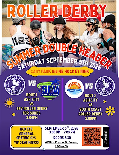 Ash City Roller Derby Double Header Bout