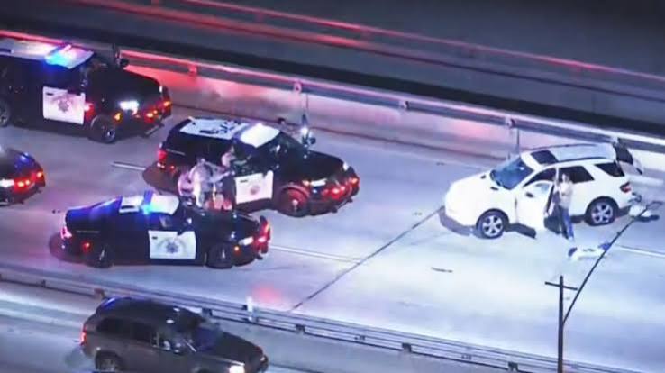 Driver of stolen Mercedes led police on erratic, slow-speed chase through South L.A.