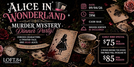 Alice in Wonderland Murder Mystery Dinner (Day 2)