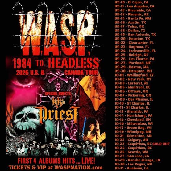 W.A.S.P. Take Their First Four Albums Back on the Road With 1984 To Headless