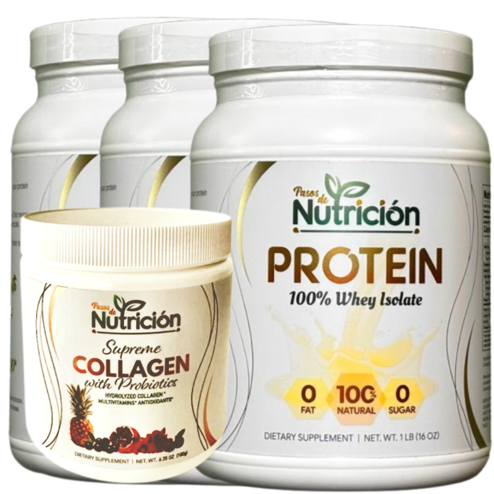 3 Proteinas Collageno Gratis 6.35 oz